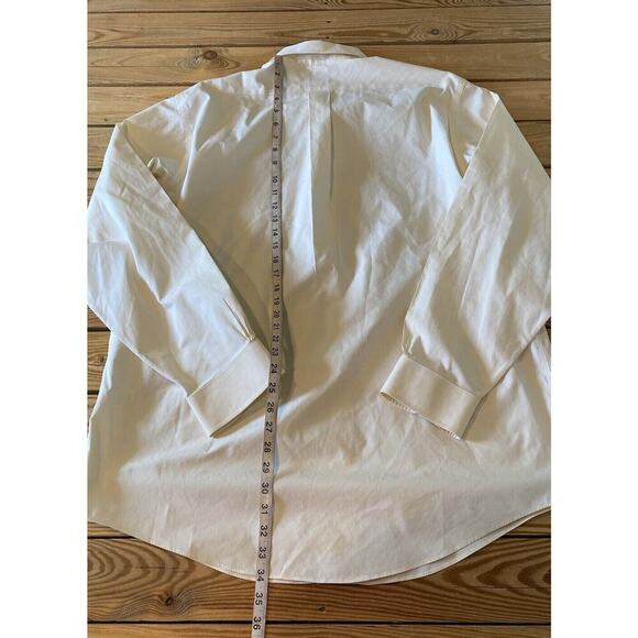 Brooks Brothers Long Sleeve Button Down Shirt Size 17 Men’s Cream - Picture 5 of 7